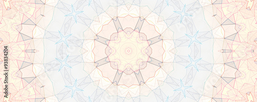 Colorful kaleidoscope pattern  abstract design