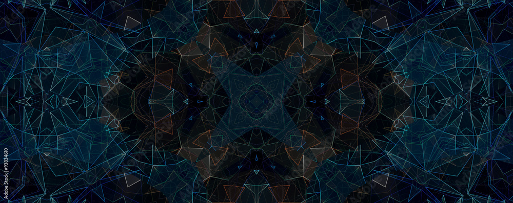 Light blue kaleidoscope background