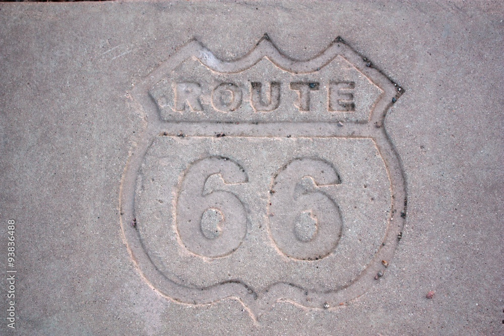 Route 66 in Holbrook Arizona, 