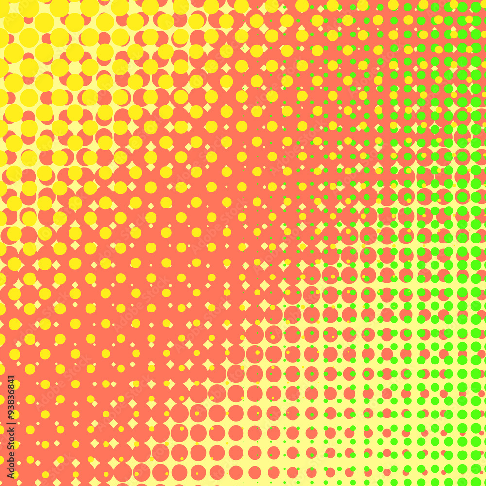 Colorful Halftone Texture