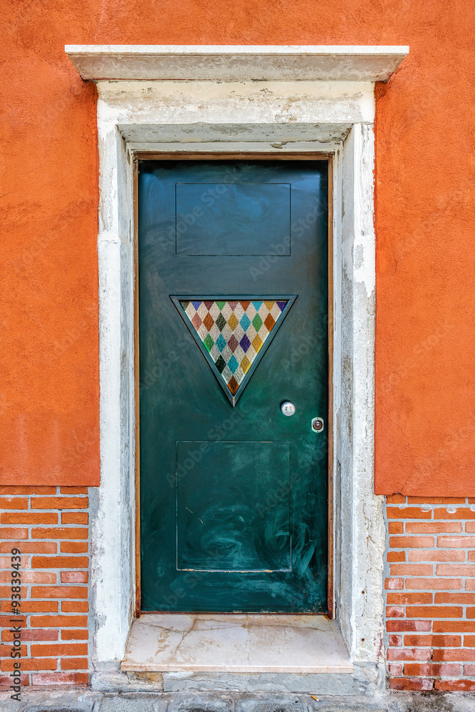 Burano picturesque door