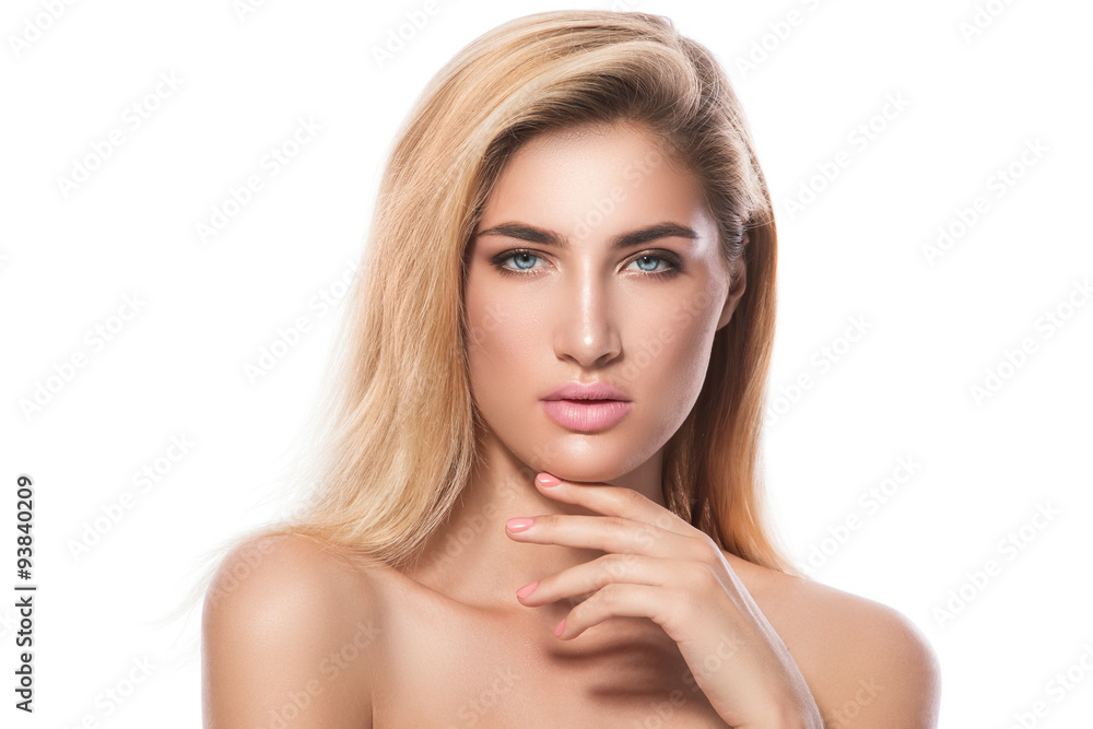 Portrait of beautiful blonde girl Portrait of beautiful blonde girl
