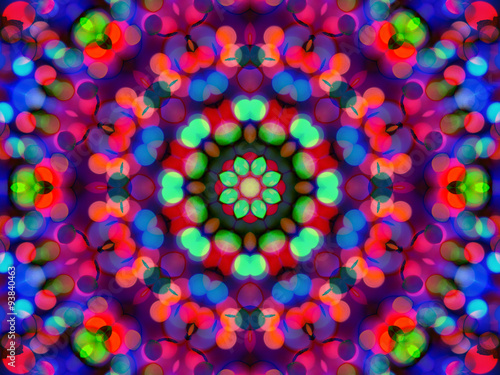Abstract background pattern, kaleidoscope