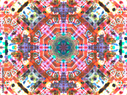 Abstract background pattern, kaleidoscope