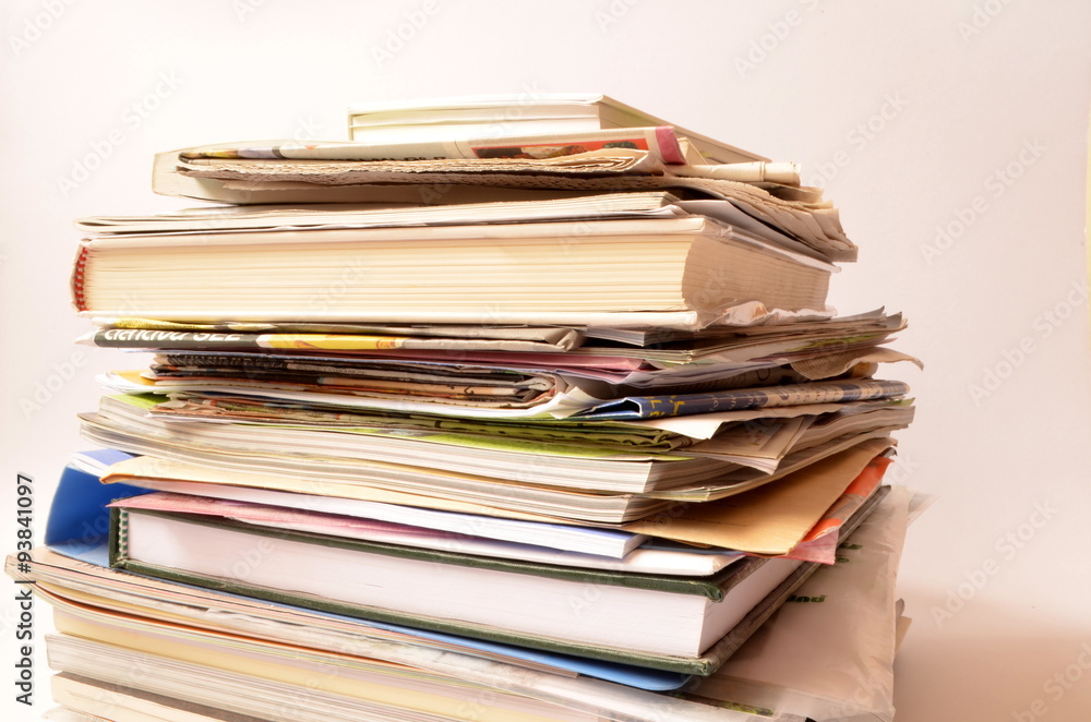 Stack of books/Stack of books isolated on white background. Stack of books/Stack of books isolated on white background.