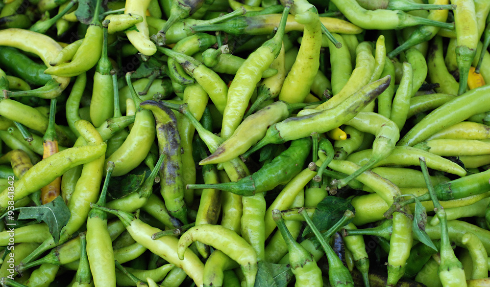 paprika for sale in a farmers market paprika for sale in a farmers market
