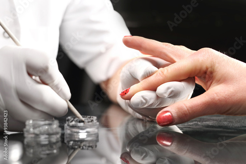 Manicure, efekt syreny