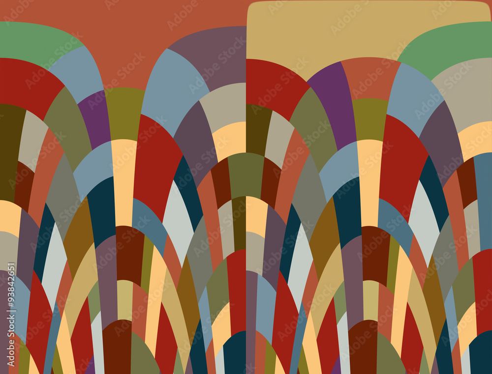 Mosaic in various earth colors Mosaic in various earth colors
