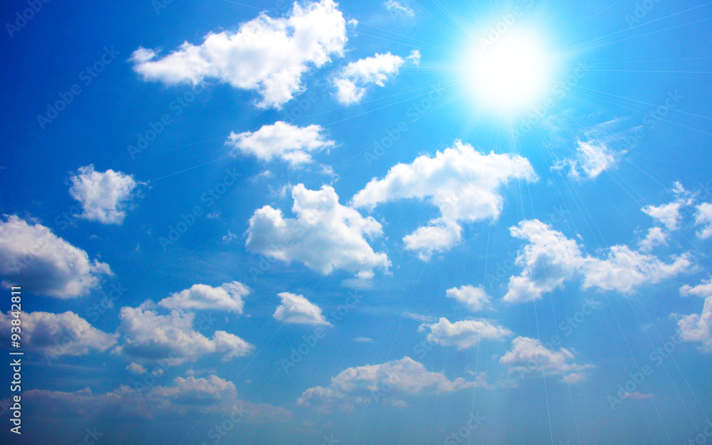Sun sky and cloude Sun sky and cloude