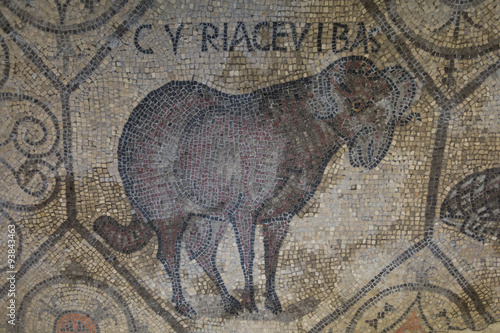 4th century Roman floor mosaics in the Romanesque-Gothic Basilica of Aquileia