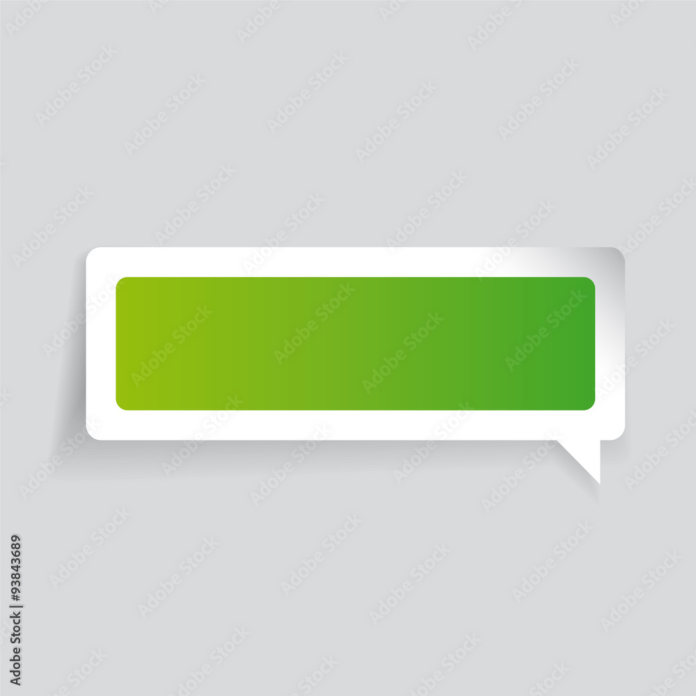 Empty label vector speech bubble Empty label vector speech bubble