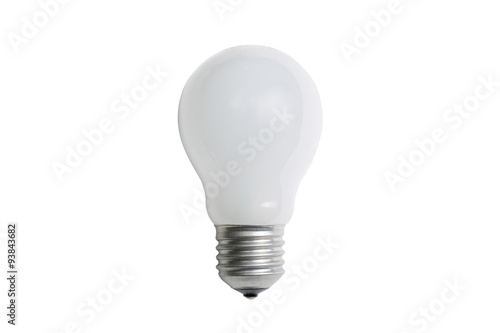 Tablou pe pânză Incandescent matt light bulb E27