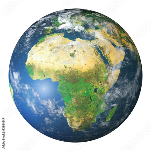Fototapeta Naklejka Na Ścianę i Meble -  Planet earth - Africa