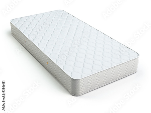 Cuadro en lienzo White mattress isolated on white.