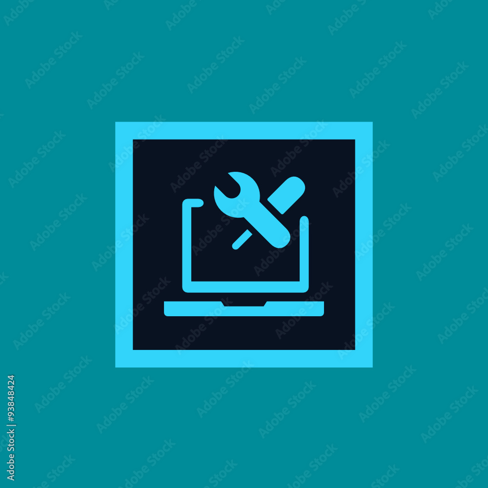 Modern Flat App Button Modern Flat App Button