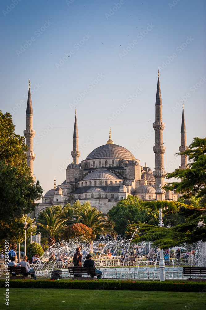 Obraz premium Stambuł, Błękitny Meczet