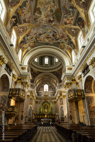 church interior in Ljubljana, Slovenia © lindacaldwell