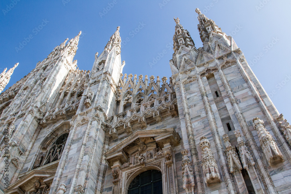 Duomo di Milano (Milan Cathedral) and Piazza del Duomo in Milan,