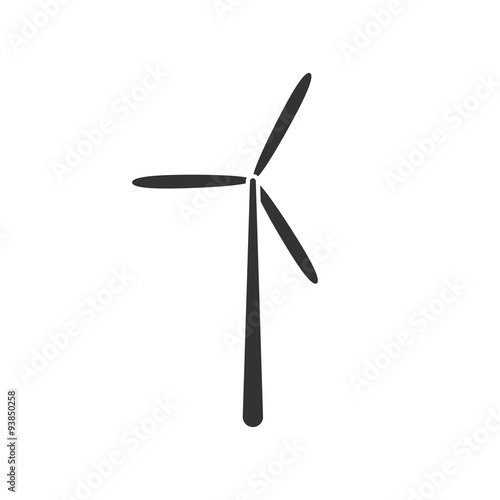 Vector icon wind turbine