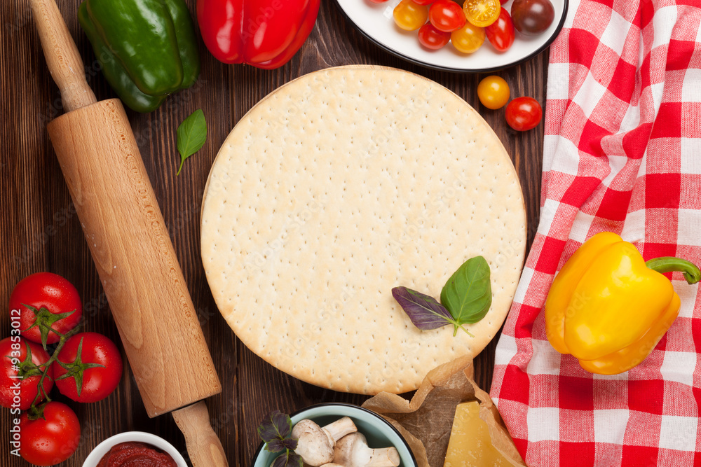 Pizza cooking ingredients Pizza cooking ingredients
