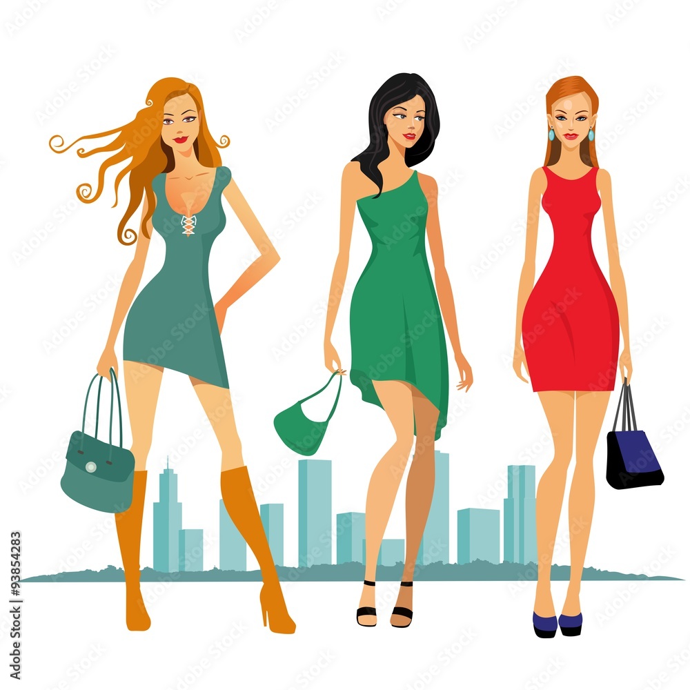 fashion girls on city fashion girls on city