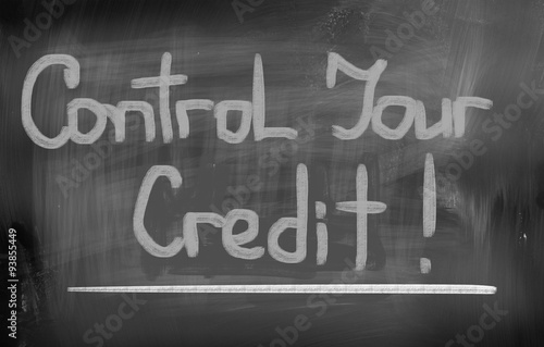 Control Your Credit Concept