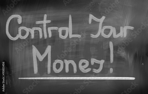 Control Your Money Concept