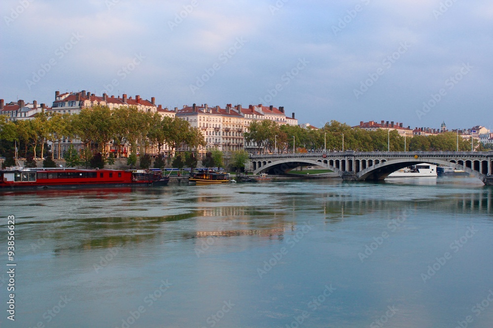 Obraz premium Rhone in Lyon