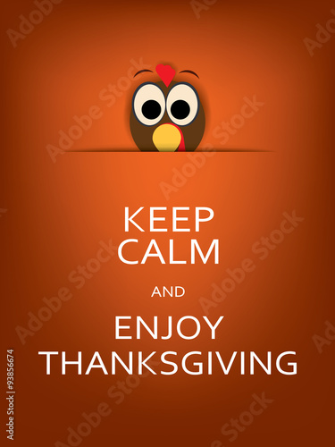 Thanksgiving card design with traditional turkey. Eps10 vector