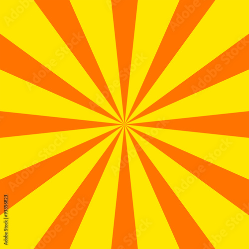 Radial sunray vector background