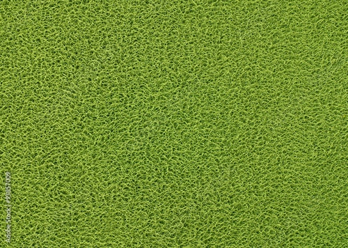 Horizontal Texture Background of The Green Plastic Doormat