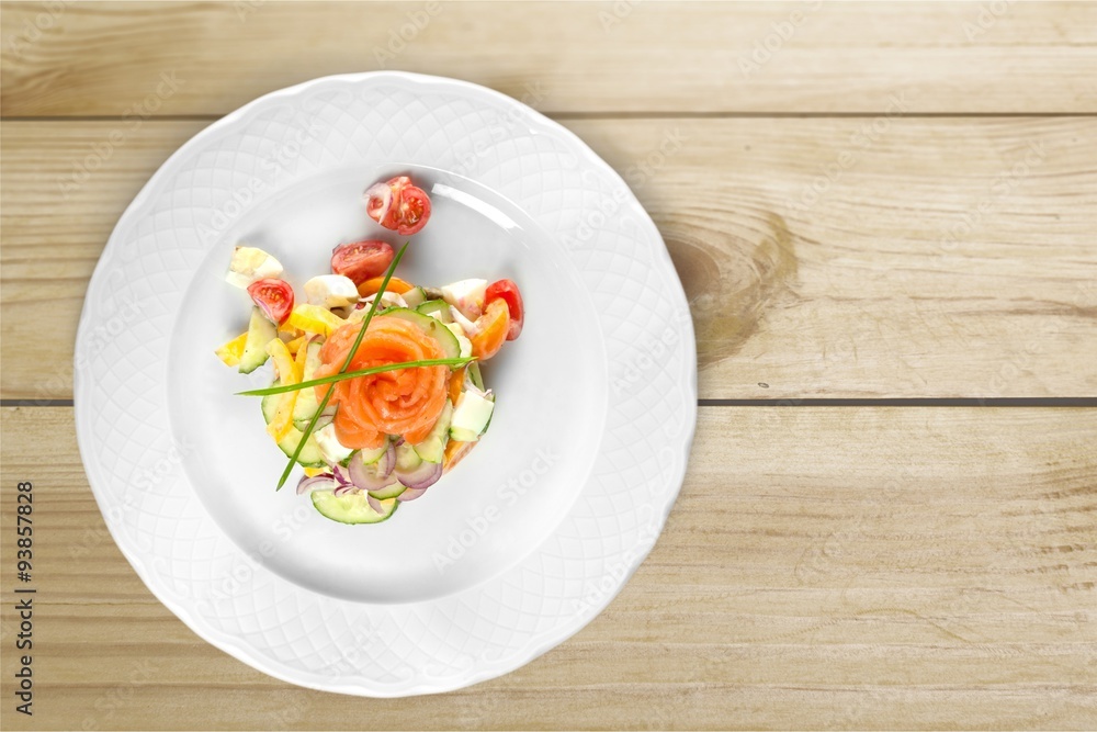 Salmon. Salmon.