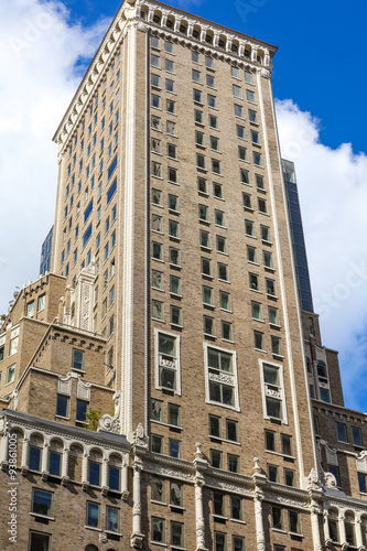 Old skyscrapper in New York, USA