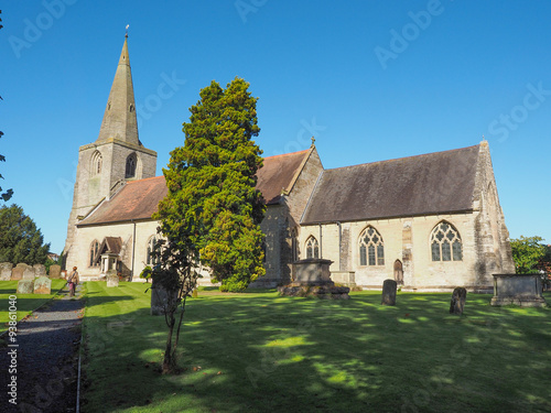 Canvas Print St Mary Magdalene church in Tanworth in Arden