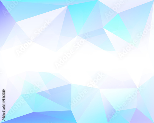 Triangle polygonal background with low poly texture, in vector