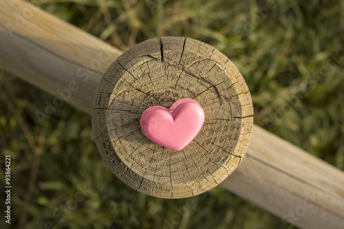 Cuore sulla steccionata