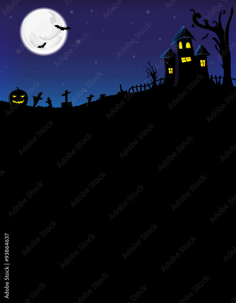 Halloween  Vector Illustration.