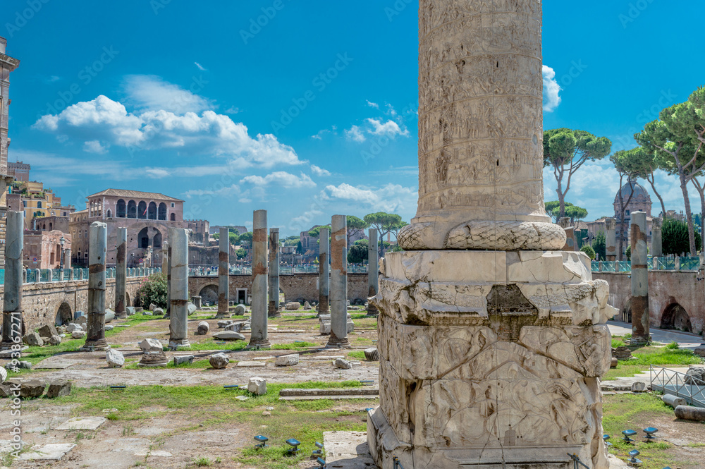 Italy, Rome, ruins