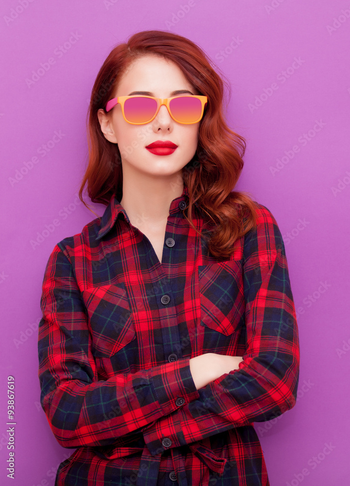 Girl in sunglasses Girl in sunglasses