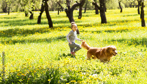 Riendly, cheerful family having a picnic. photo