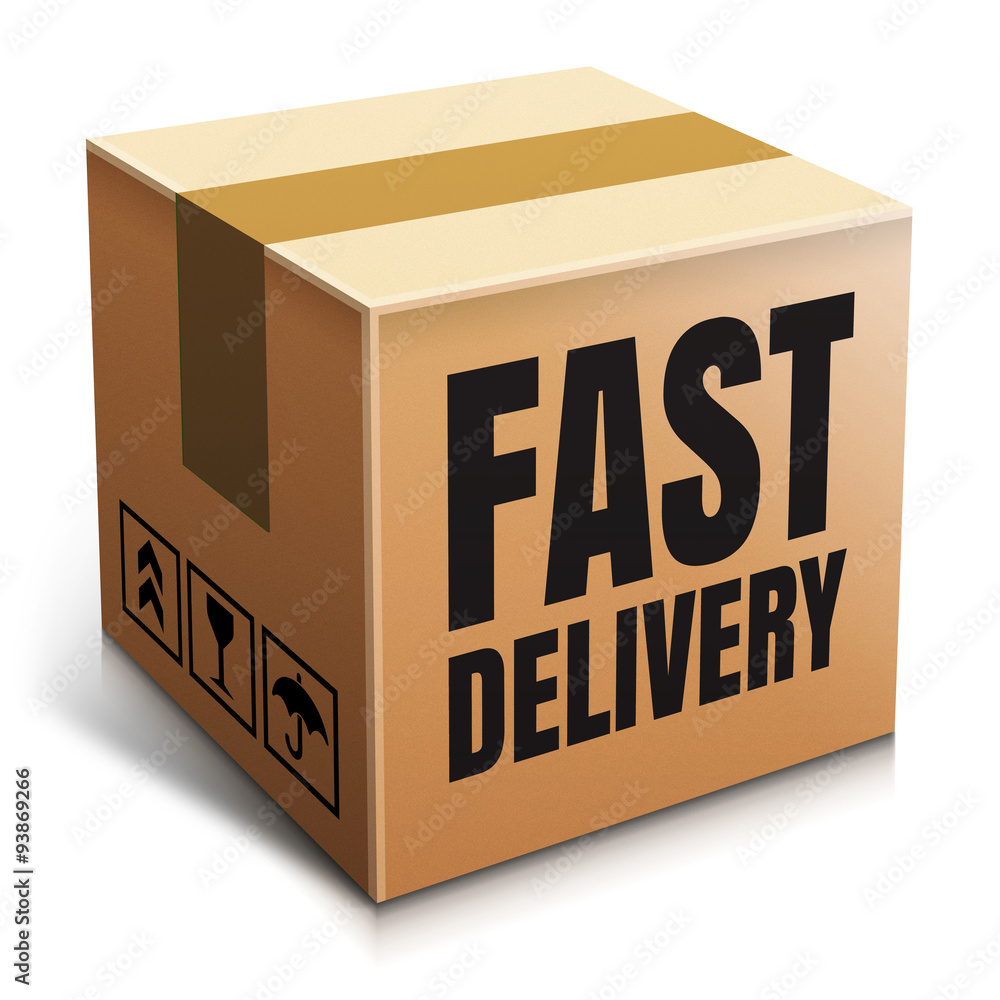 Fast Delivery - obrazy, fototapety, plakaty 