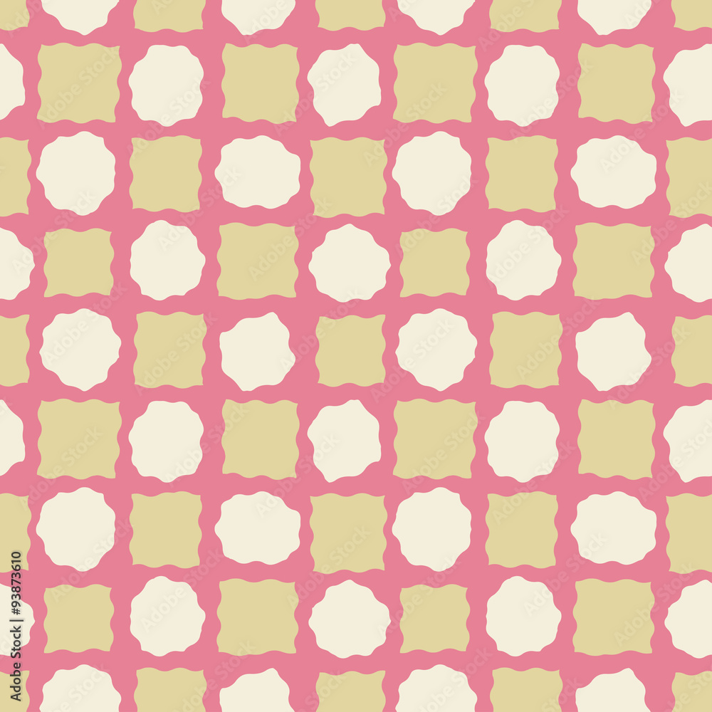 Seamless pattern wavy shapes. なみなみの形のパターン Seamless pattern wavy shapes. なみなみの形のパターン