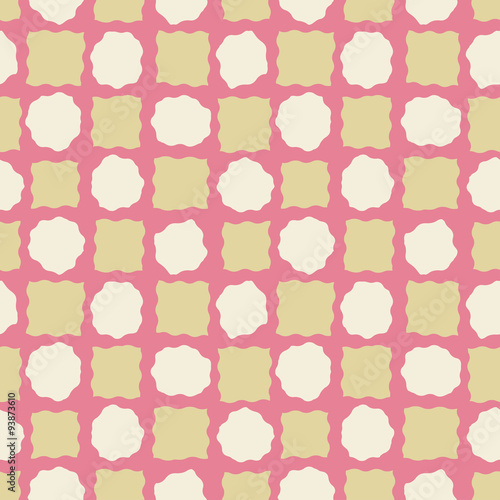 Seamless pattern wavy shapes. なみなみの形のパターン
