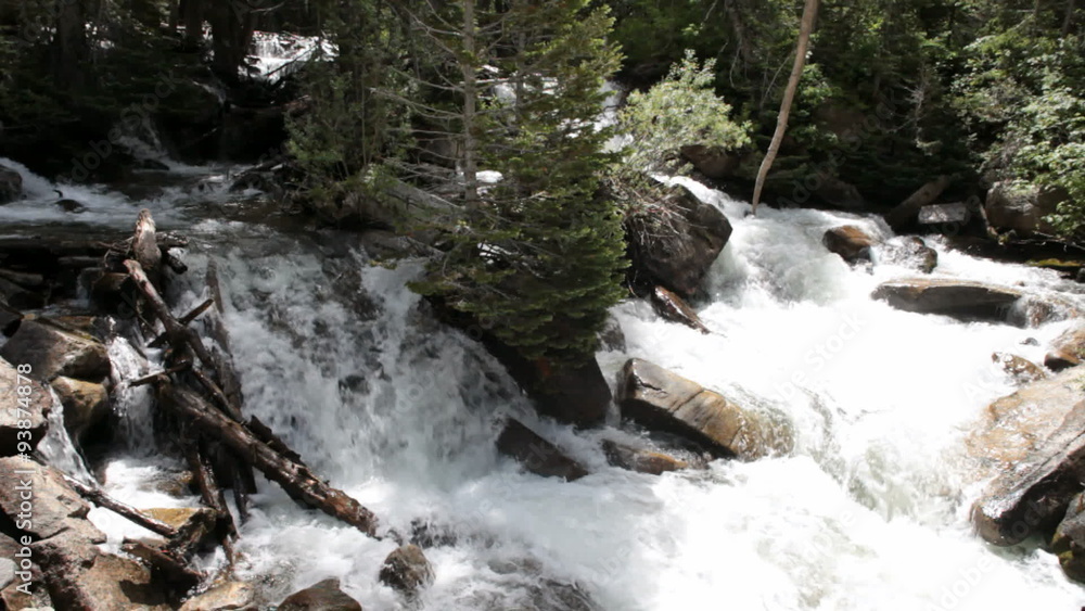 River waterfall forest Utah mountains P HD 0634 River waterfall forest Utah mountains P HD 0634