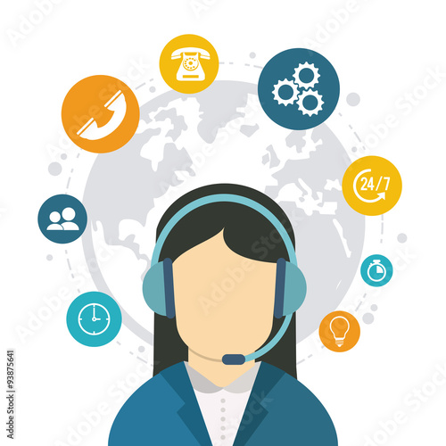 Customer service  illustration