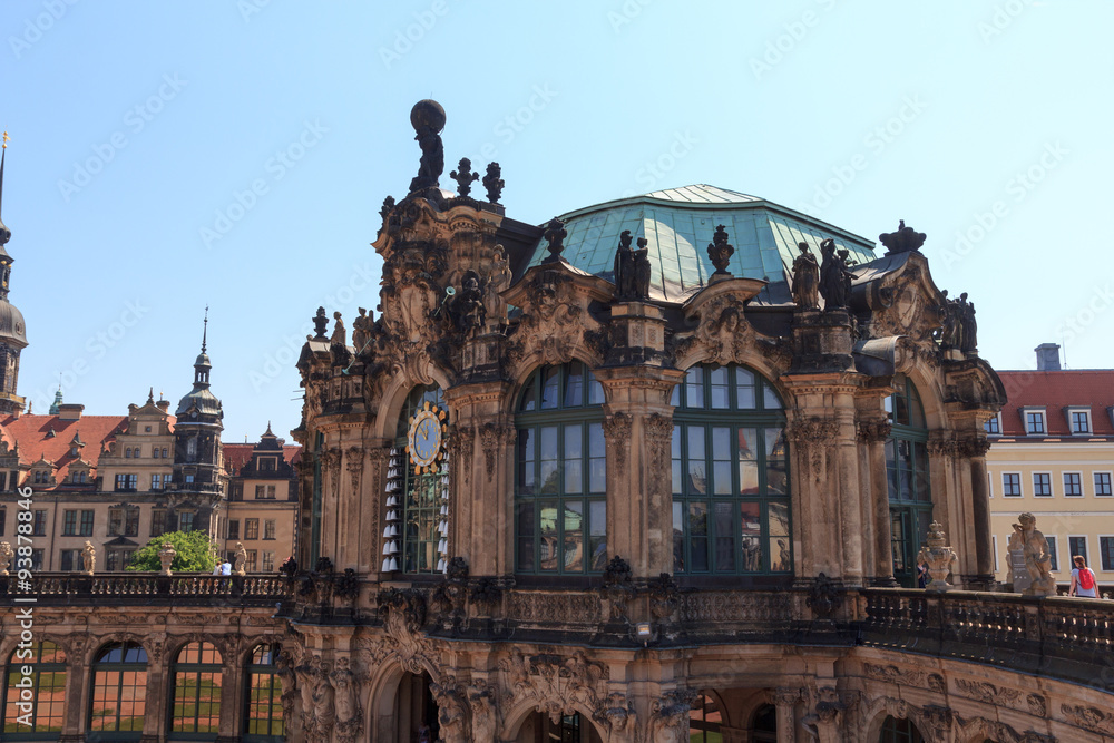 Glockenspiel pavilion at palace Zwinger, Dresden