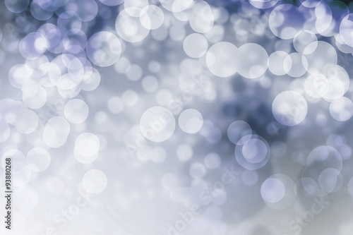 dark blue defocused bokeh lights for texture or background
