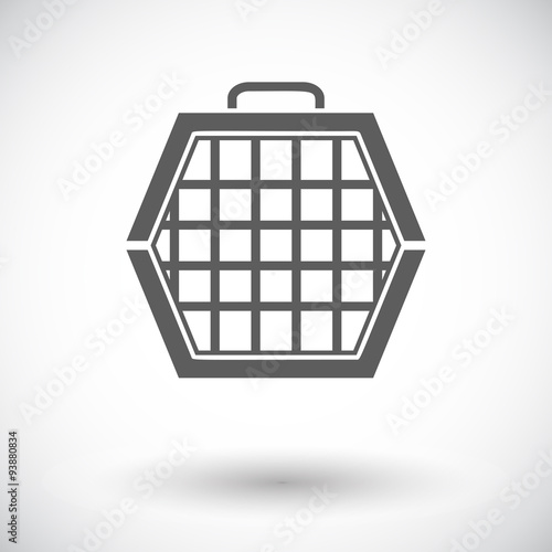 Pet carrier icon