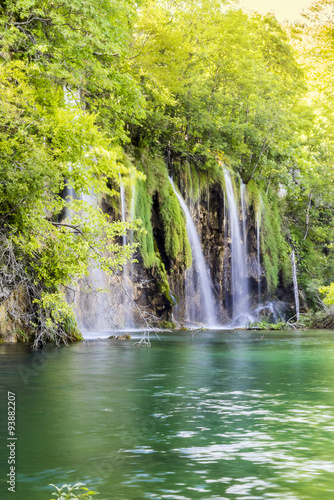 Waterfalls in Plitvice Lakes National Park, Croatia © malajscy