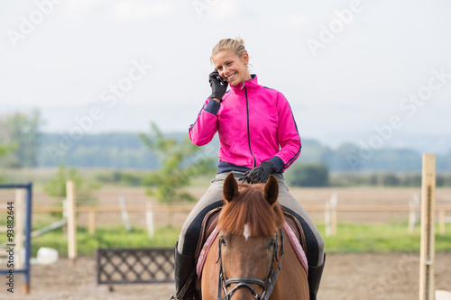 Foto Girl phoning